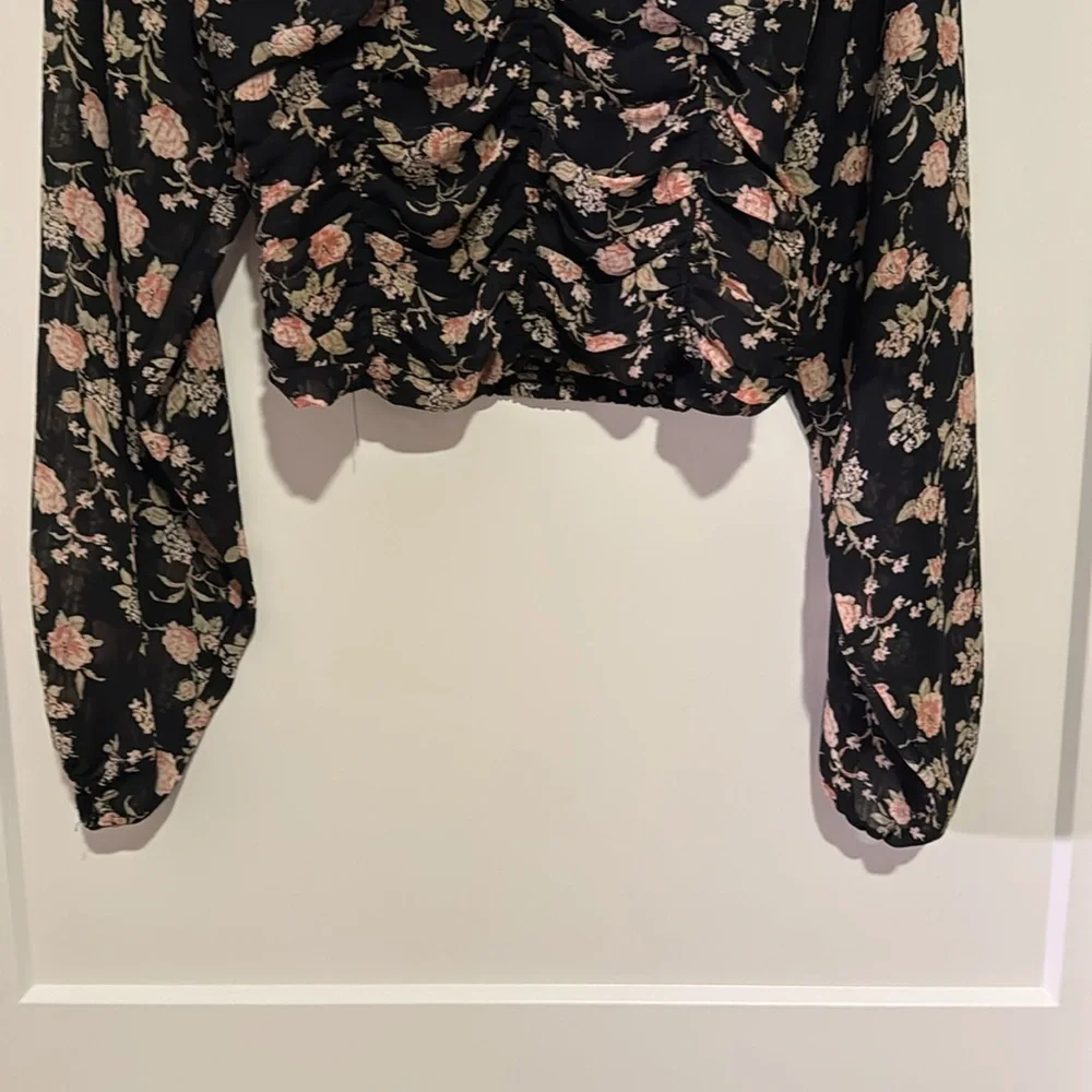 Free People Final Rose Long Sleeve Top